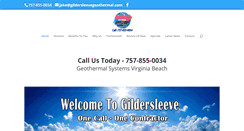 Desktop Screenshot of gildersleevegeothermal.com